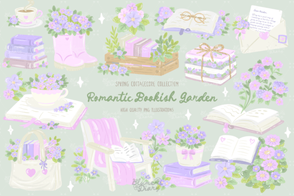 Charming Designs with Cottagecore Afternoon Tea Clipart