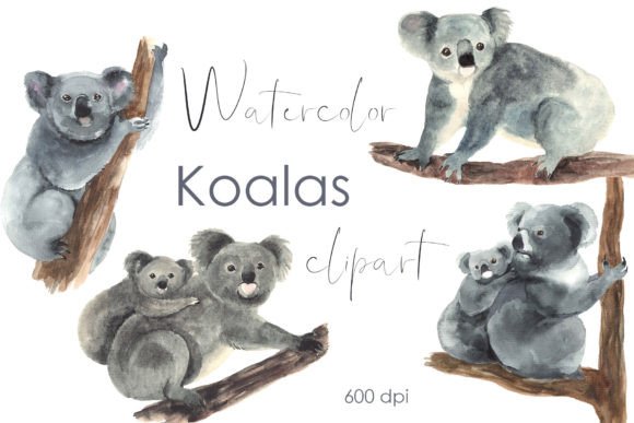 Charming Koala Clipart for Creative Projects