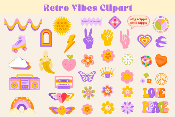Rediscovering the Groovy Charm of Retro 90s Clipart