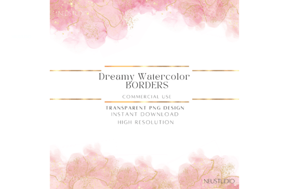 Watercolor Borders Clipart: Adding a Dreamy, Artistic Touch
