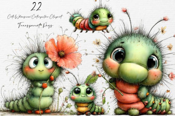 Whimsical Caterpillar Clipart: A Designer’s Guide to Charming Graphics